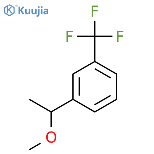 Benzene, 1-[(1R)-1-methoxyethyl]-3-(trifluoromethyl)- structure