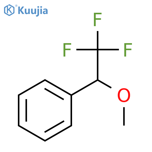 Benzene, [(1R)-2,2,2-trifluoro-1-methoxyethyl]- structure