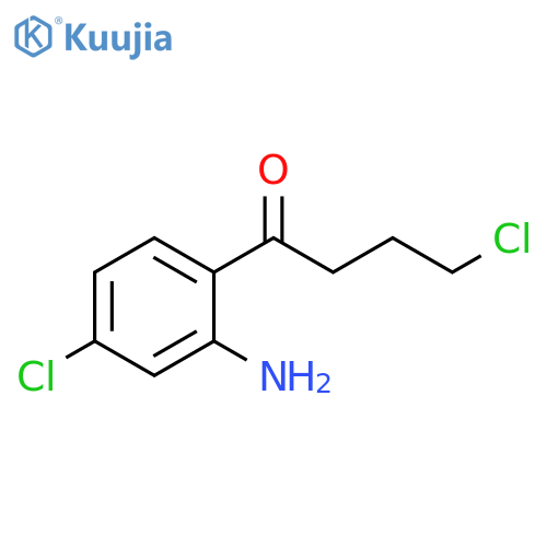 1-Butanone, 1-(2-amino-4-chlorophenyl)-4-chloro- structure