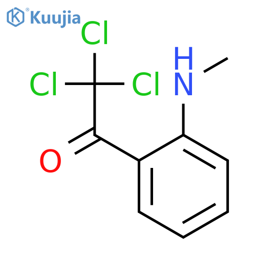 Ethanone, 2,2,2-trichloro-1-[2-(methylamino)phenyl]- structure