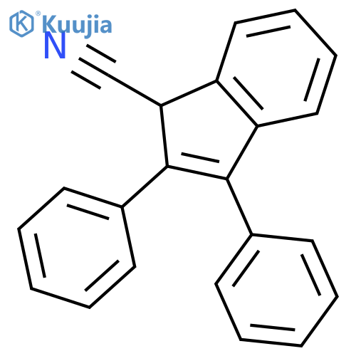 1H-INDENE-1-CARBONITRILE, 2,3-DIPHENYL- structure