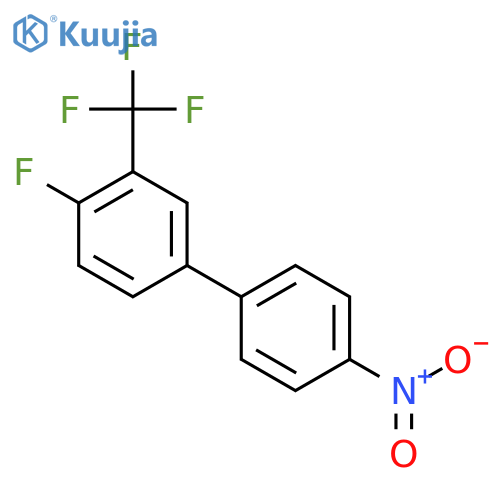 1-Fluoro-4-(4-nitrophenyl)-2-(trifluoromethyl)benzene structure