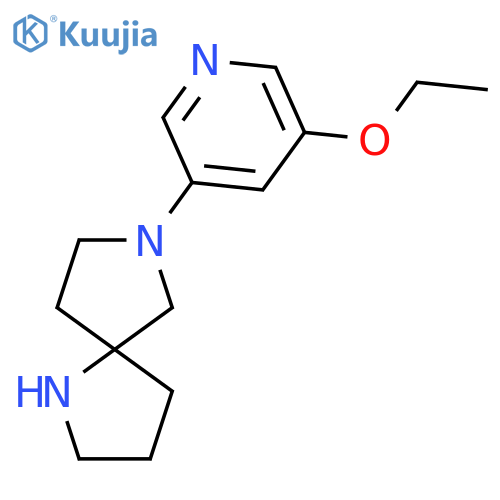 1,7-Diazaspiro[4.4]nonane, 7-(5-ethoxy-3-pyridinyl)- structure