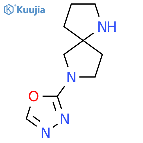 1,7-Diazaspiro[4.4]nonane, 7-(1,3,4-oxadiazol-2-yl)- structure