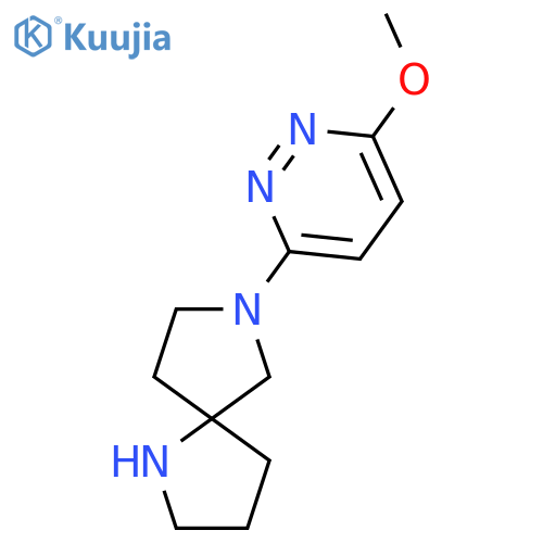 1,7-Diazaspiro[4.4]nonane, 7-(6-methoxy-3-pyridazinyl)- structure