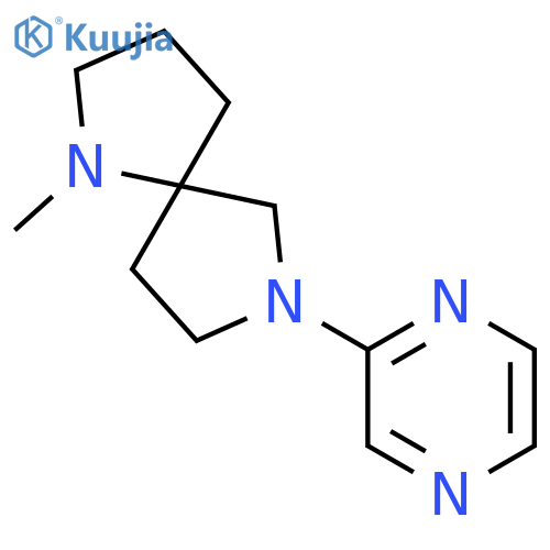 1,7-Diazaspiro[4.4]nonane, 1-methyl-7-pyrazinyl- structure