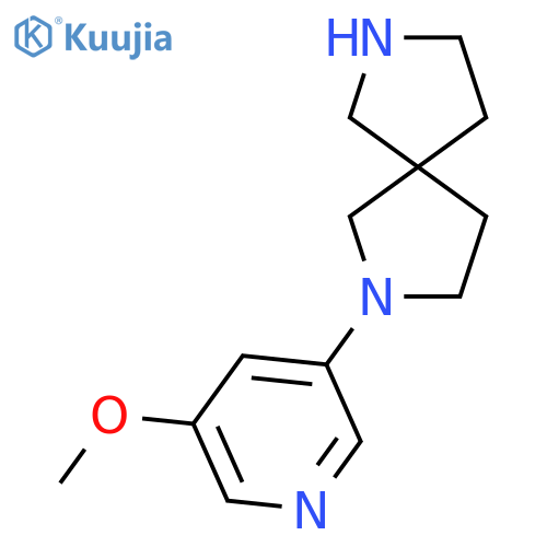 2,7-Diazaspiro[4.4]nonane, 2-(5-methoxy-3-pyridinyl)- structure