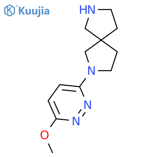 2,7-Diazaspiro[4.4]nonane, 2-(6-methoxy-3-pyridazinyl)- structure