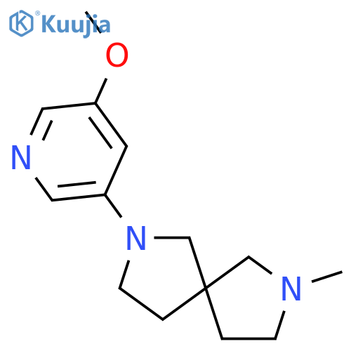 2,7-Diazaspiro[4.4]nonane, 2-(5-methoxy-3-pyridinyl)-7-methyl- structure