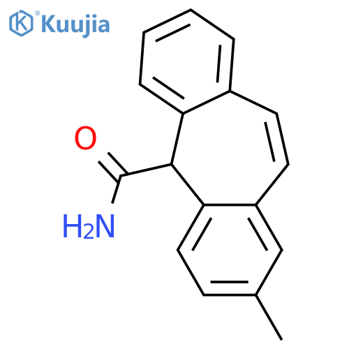 5H-DIBENZO[A,D]CYCLOHEPTENE-5-CARBOXAMIDE, 2-METHYL- structure