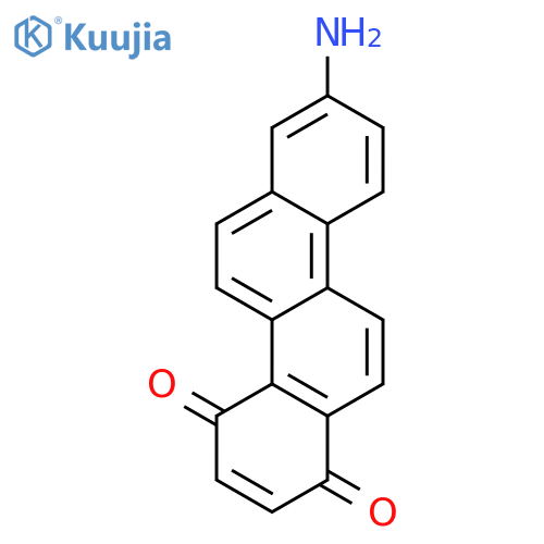 1,4-Chrysenedione, 8-amino- structure