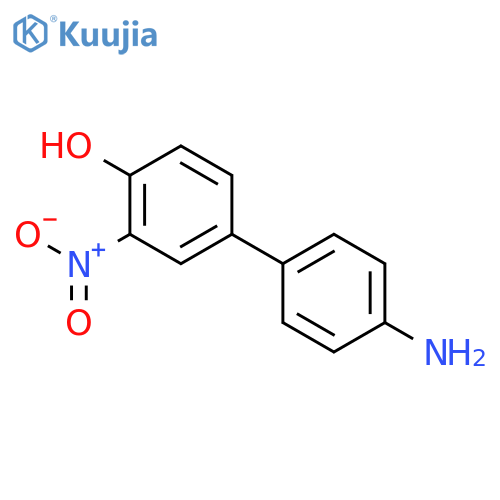 [1,1'-Biphenyl]-4-ol, 4'-amino-3-nitro- structure