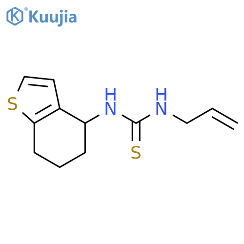 Thiourea, N-2-propenyl-N'-(4,5,6,7-tetrahydrobenzo[b]thien-4-yl)- structure