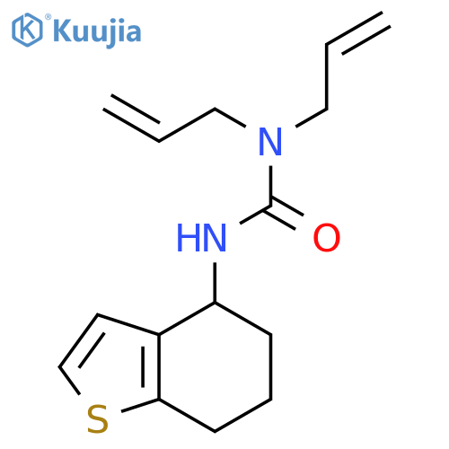 UREA, N,N-DI-2-PROPENYL-N'-(4,5,6,7-TETRAHYDROBENZO[B]THIEN-4-YL)- structure