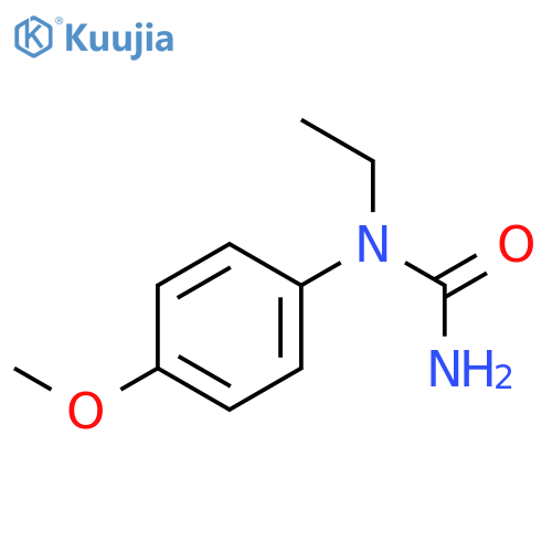 Urea, N-ethyl-N-(4-methoxyphenyl)- structure