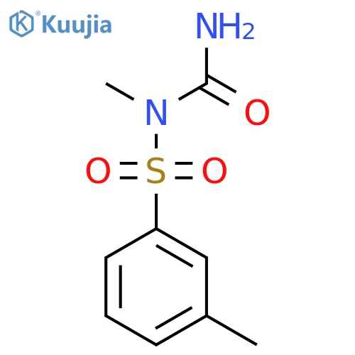 Benzenesulfonamide, N-(aminocarbonyl)-N,3-dimethyl- structure