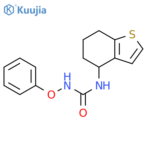 Urea, N-phenoxy-N'-(4,5,6,7-tetrahydrobenzo[b]thien-4-yl)- structure