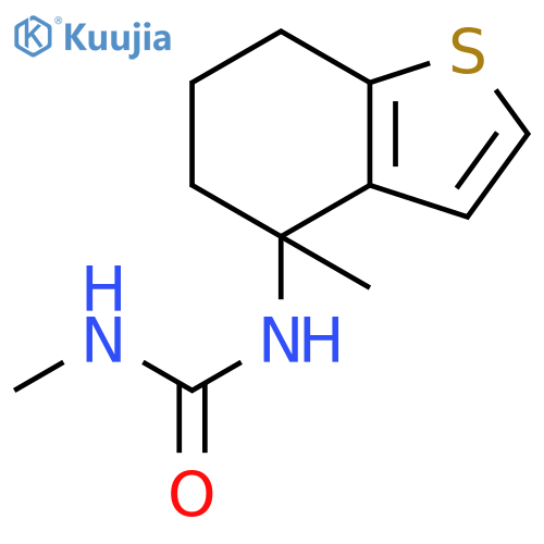 Urea, N-methyl-N'-(4,5,6,7-tetrahydro-4-methylbenzo[b]thien-4-yl)- structure