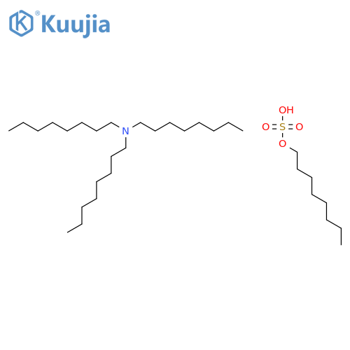 Sulfuric acid, monooctyl ester, compd. with N,N-dioctyl-1-octanamine(1:1) structure