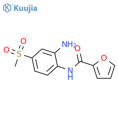 2-FURANCARBOXAMIDE, N-[2-AMINO-4-(METHYLSULFONYL)PHENYL]- structure