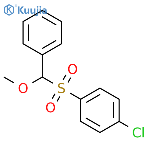 BENZENE, 1-CHLORO-4-[(METHOXYPHENYLMETHYL)SULFONYL]- structure