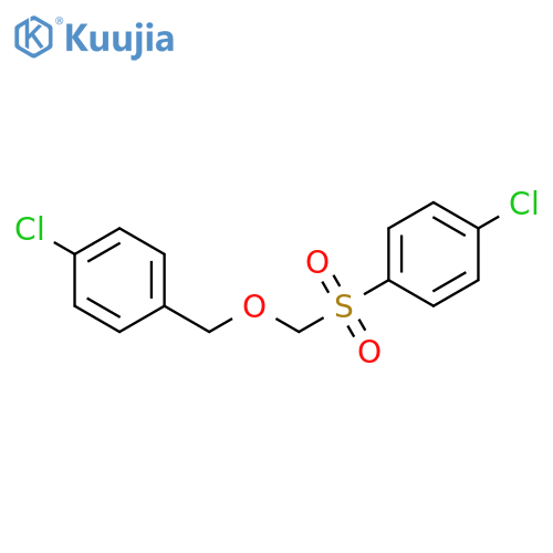 Benzene, 1-chloro-4-[[(4-chlorophenyl)methoxymethyl]sulfonyl]- structure
