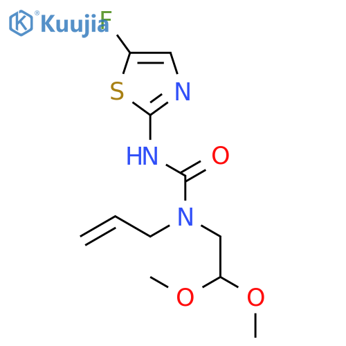 UREA, N-(2,2-DIMETHOXYETHYL)-N'-(5-FLUORO-2-THIAZOLYL)-N-2-PROPENYL- structure