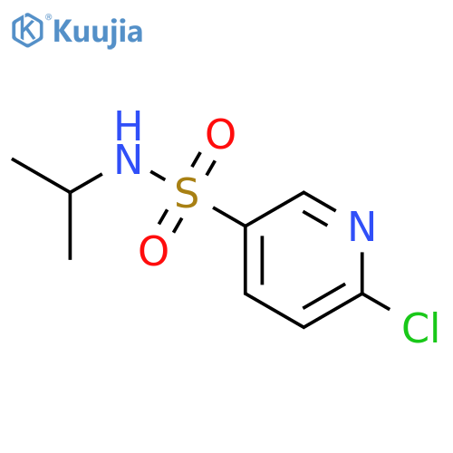 6-chloro-N-(propan-2-yl)pyridine-3-sulfonamide structure