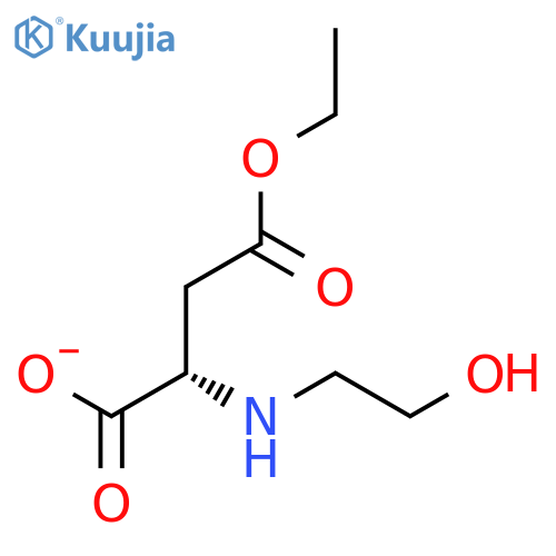 L-ASPARTIC ACID, N-(2-HYDROXYETHYL)-, 4-ETHYL ESTER structure