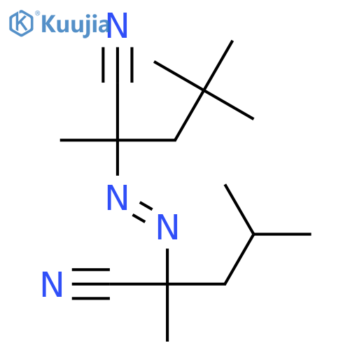Pentanenitrile, 2-[(1-cyano-1,3-dimethylbutyl)azo]-2,4,4-trimethyl- structure