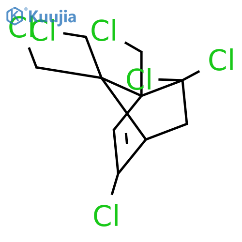 Bicyclo[2.2.1]hept-2-ene, 3,6,6-trichloro-1,7,7-tris(chloromethyl)- structure