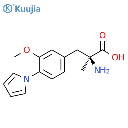 Phenylalanine, 3-methoxy-α-methyl-4-(1H-pyrrol-1-yl)- structure