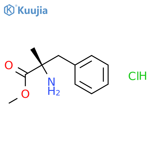 alfa-Methyl-L-phenylalanine methyl ester hydrochloride structure