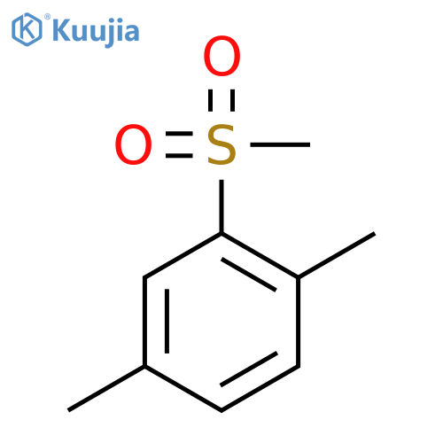 Benzene, 1,4-dimethyl-2-(methylsulfonyl)- structure