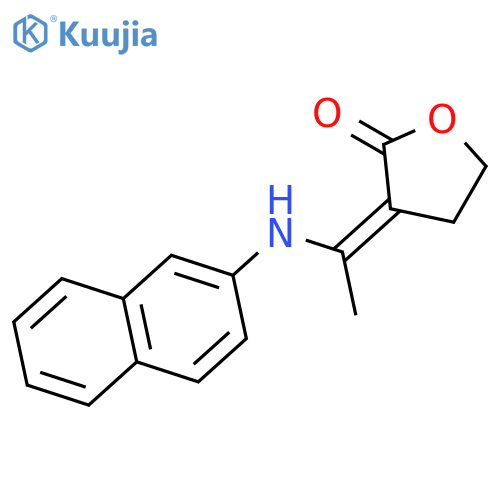 2(3H)-Furanone, dihydro-3-[1-(2-naphthalenylamino)ethylidene]-, (Z)- structure