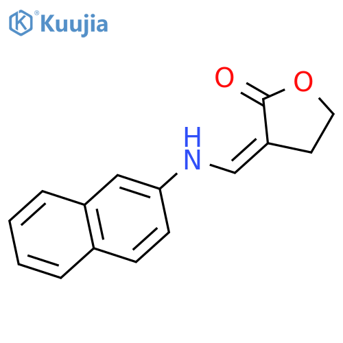 2(3H)-Furanone, dihydro-3-[(2-naphthalenylamino)methylene]-, (Z)- structure