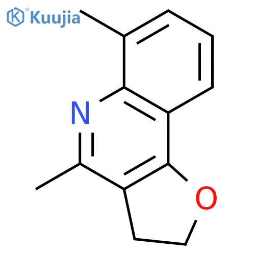 Furo[3,2-c]quinoline, 2,3-dihydro-4,6-dimethyl- structure