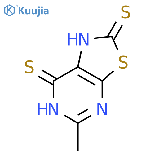 Thiazolo[5,4-d]pyrimidine-2,7-dithione, 1,6-dihydro-5-methyl- structure
