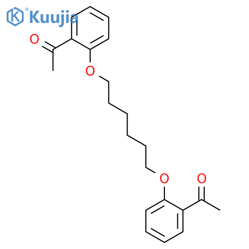 ETHANONE, 1,1'-[1,6-HEXANEDIYLBIS(OXY-2,1-PHENYLENE)]BIS- structure