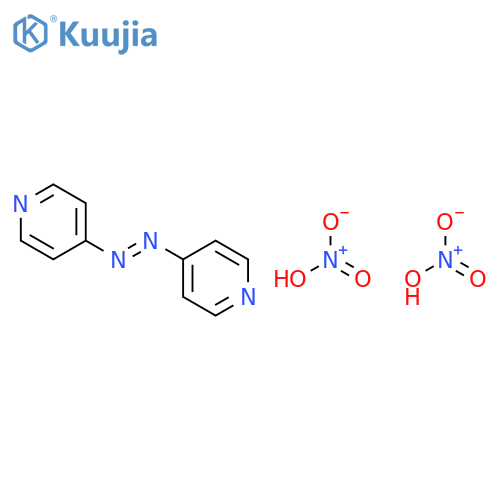Dipyridin-4-yldiazene;nitric acid structure