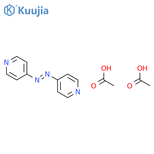 PYRIDINE, 4,4'-AZOBIS-, DIACETATE structure