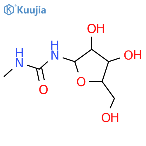 Urea, N-b-D-arabinofuranosyl-N'-methyl- structure