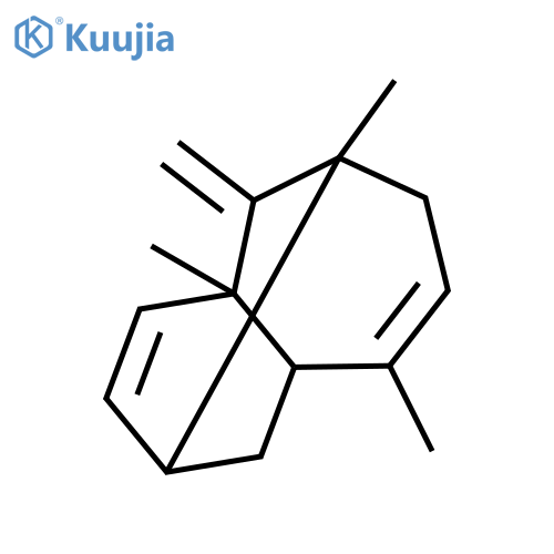 TRICYCLO[5.4.0.03,9]UNDECA-4,10-DIENE, 4,7,9-TRIMETHYL-8-METHYLENE- structure