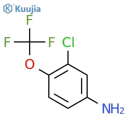3-Chloro-4-(trifluoromethoxy)aniline structure