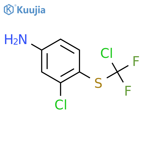 Benzenamine, 3-chloro-4-[(chlorodifluoromethyl)thio]- structure