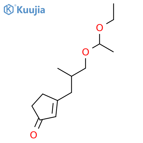 2-CYCLOPENTEN-1-ONE, 3-[3-(1-ETHOXYETHOXY)-2-METHYLPROPYL]- structure