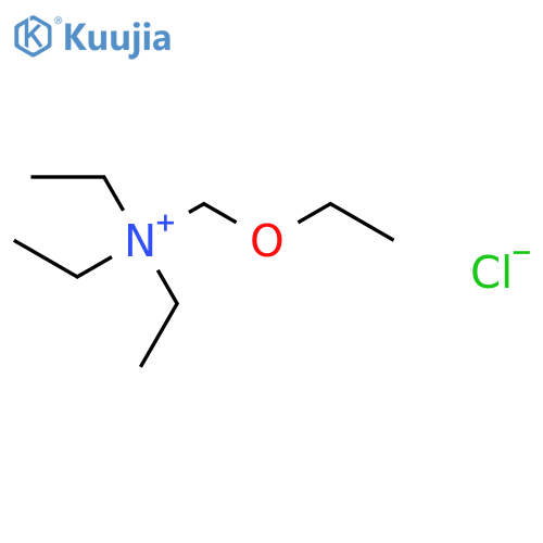 N-(Ethoxymethyl)-N,N-diethylethanaminium chloride structure