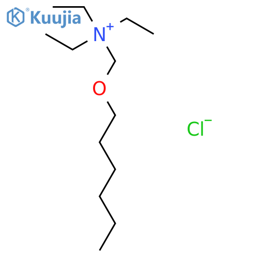 ETHANAMINIUM, N,N-DIETHYL-N-[(HEXYLOXY)METHYL]-, CHLORIDE structure