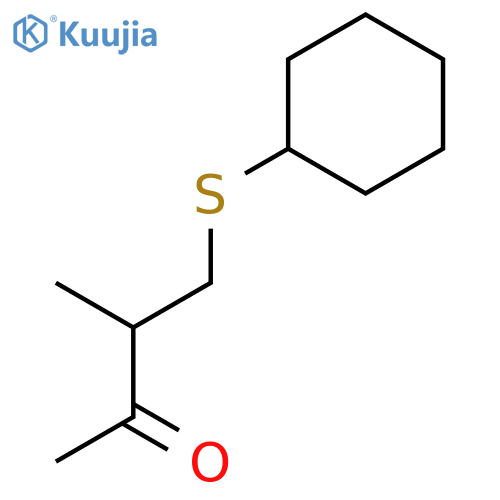 2-BUTANONE, 4-(CYCLOHEXYLTHIO)-3-METHYL- structure
