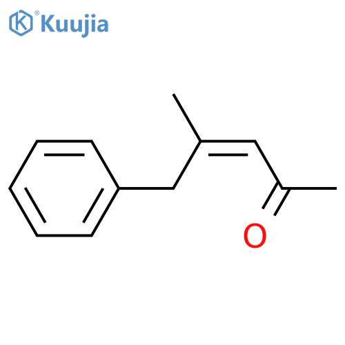 3-PENTEN-2-ONE, 4-METHYL-5-PHENYL-, (Z)- structure